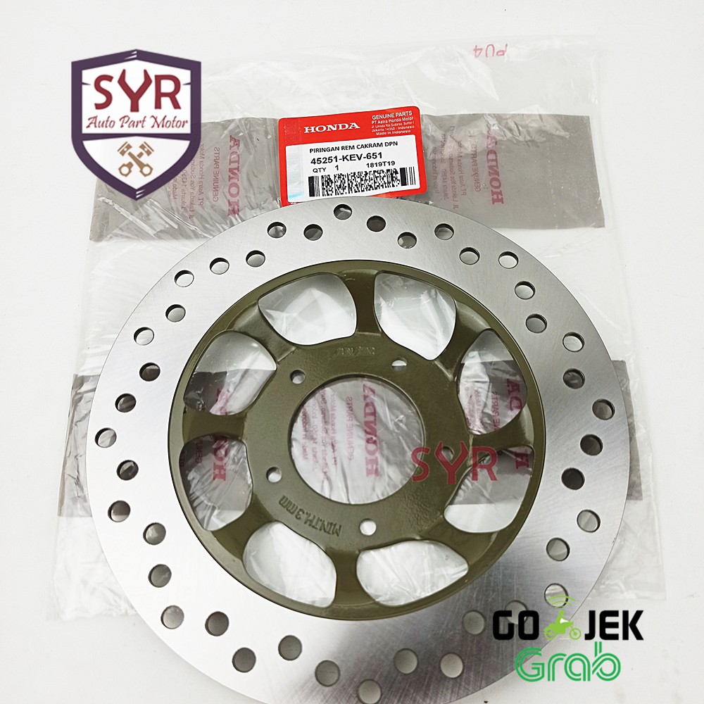 PIRINGAN CAKRAM DISC DISK REM DEPAN DISPAD HONDA SUPRA X 100 OLD FIT LAMA KEV