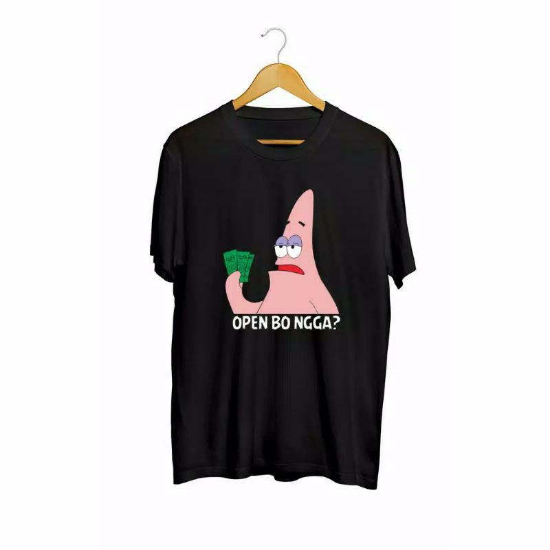 BAJU KAOS OPEN BO PATRICK 100% COTTON