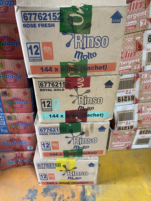 RINSO CAIR 1000 ( 6 sachet )