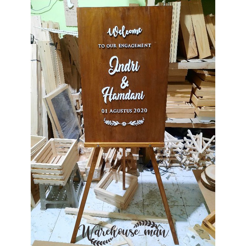welcome sign include standing / wedding sign / engagement sign