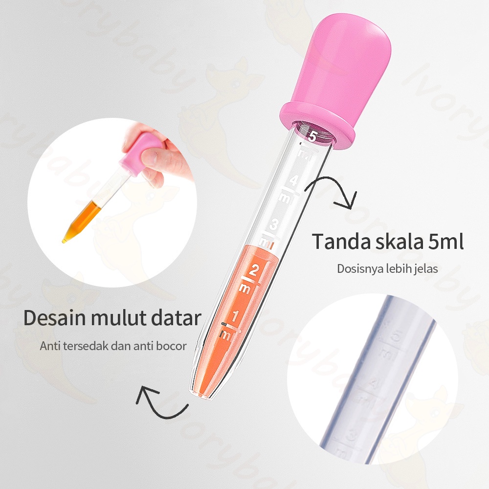 Ivorybaby Pipet tetes obat bayi  baby medecine feeder/pipet tetes bayi