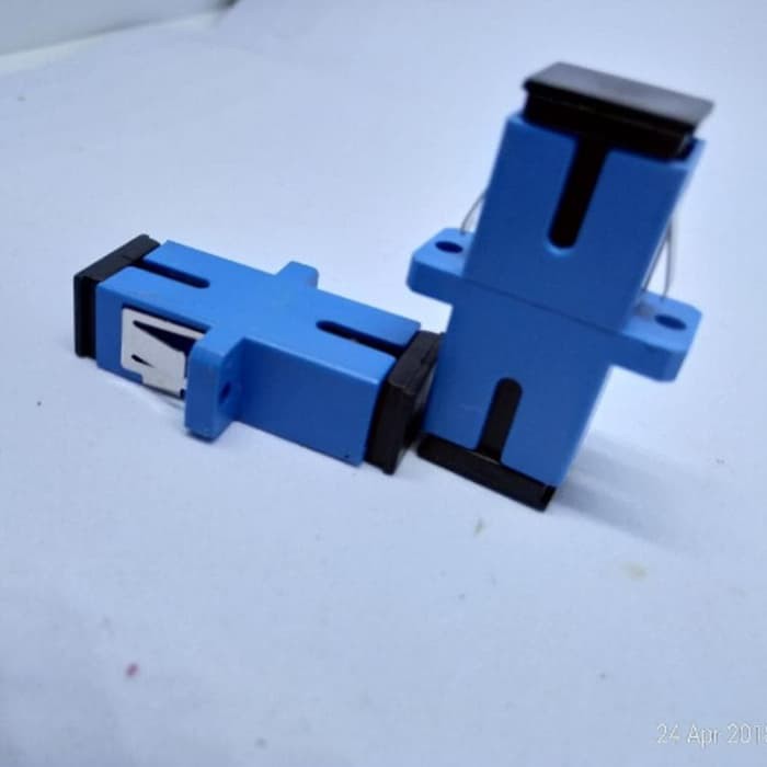 Adapter Fiber Optik SC UPC Biru/Adapter Sambungan Konektor Fiber Optic