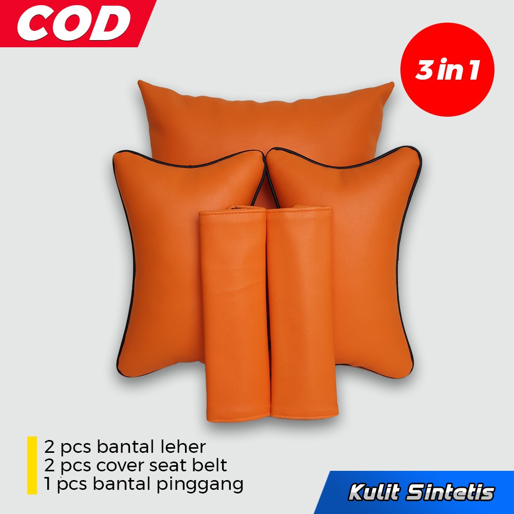 Bantal Mobil Set 3 in 1 SUPER TRENDY - Oren