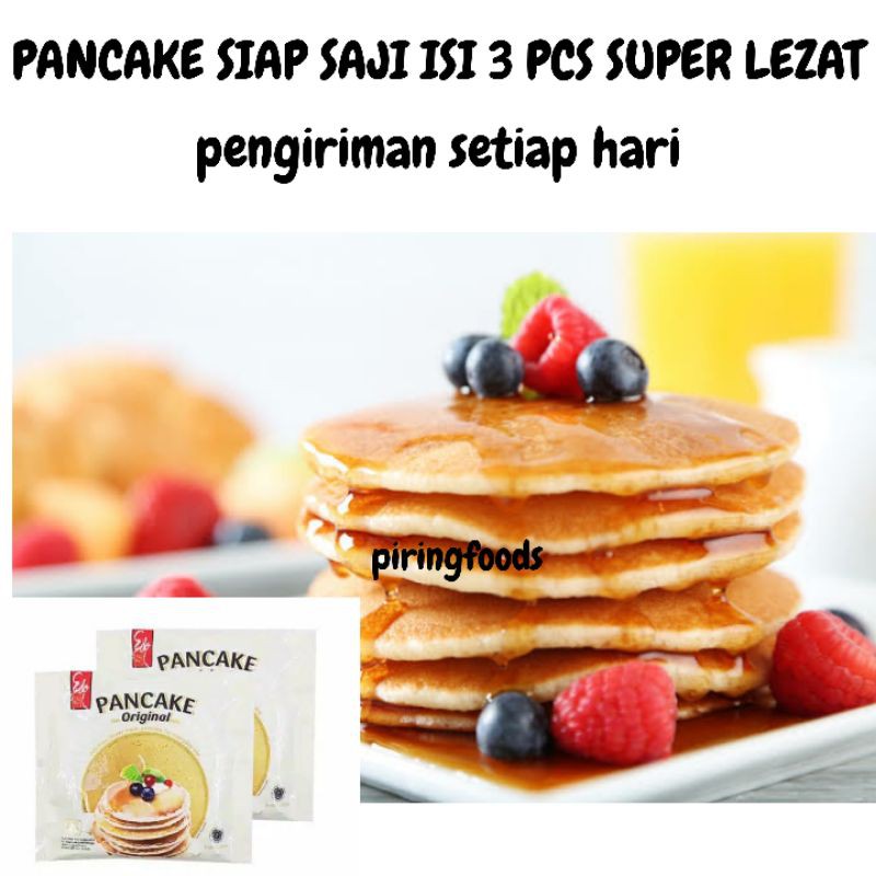 

PREMIUM PANCAKE SIAP SAJI PRAKTIS ISI 3 PCS 165GR (EDO PANCAKE)