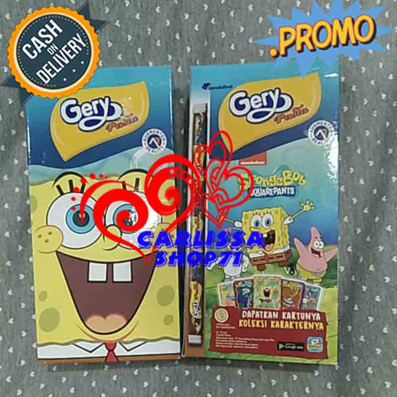 Gery Pasta Spongebob Box Isi 20pcs @ 7gr Harga Terjangkau