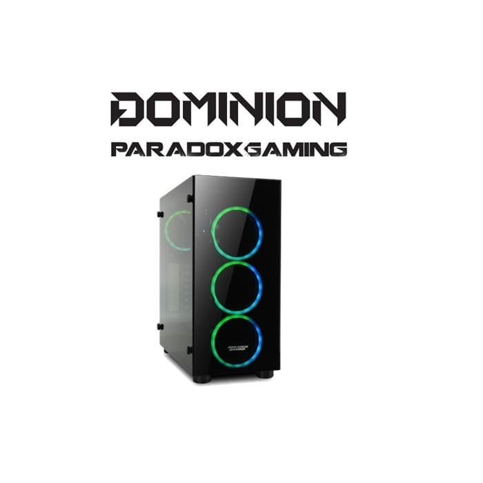 Casing Paradox Dominion LEFT AND FRONT TEMPERED GLASS - No PSU No Fan