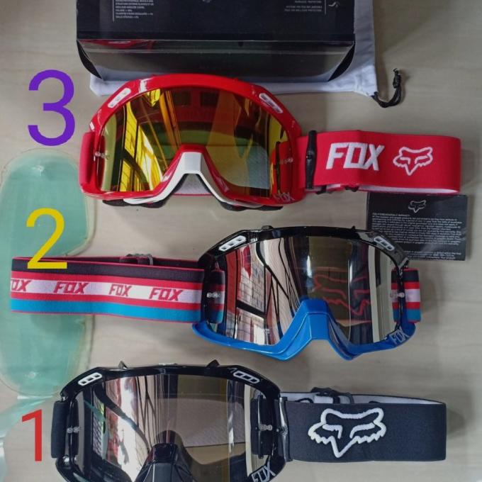 Kacamata goggle Fox Cross Google motor