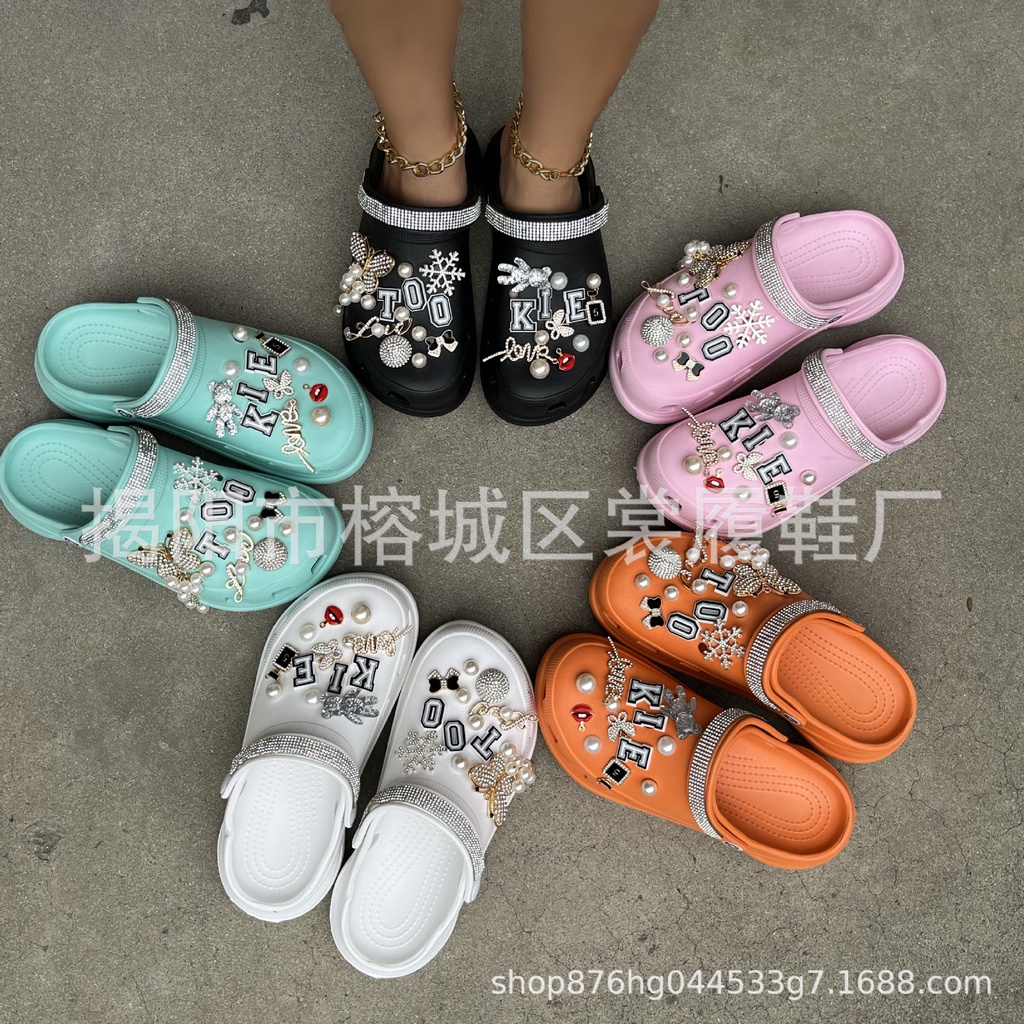 Independen Stasiun AliExpress Sepatu Wanita Yaitu  Lubang Sepatu Wanita Platform Sandal High Heels W