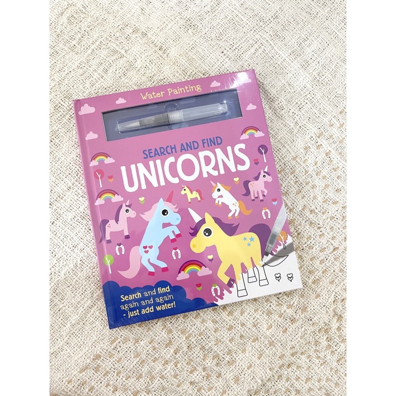

Water Painting Search and Find Unicorns Board Book