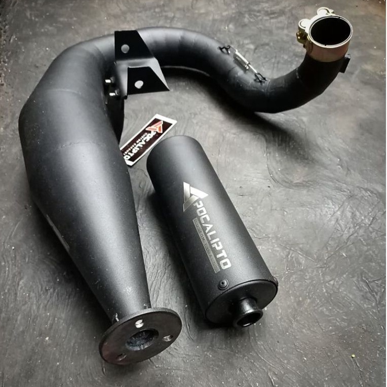 kustom knalpot vespa racing  excel200 / spartan 200  racing kiri