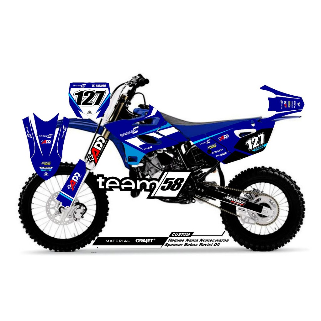 Decal Yz 85 New / Old full body stiker bebek modif decal full body yz