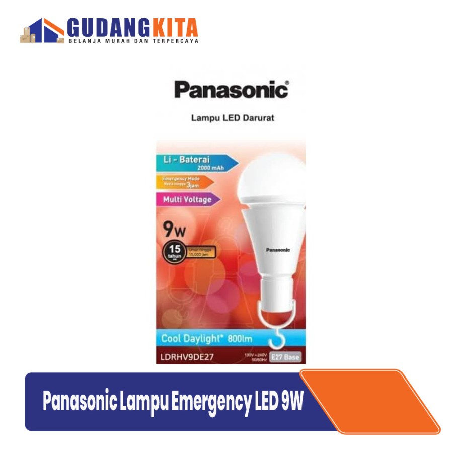 Lampu Emergency Panasonic LED 9 Watt