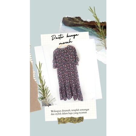 Luna home dress daster dewasa