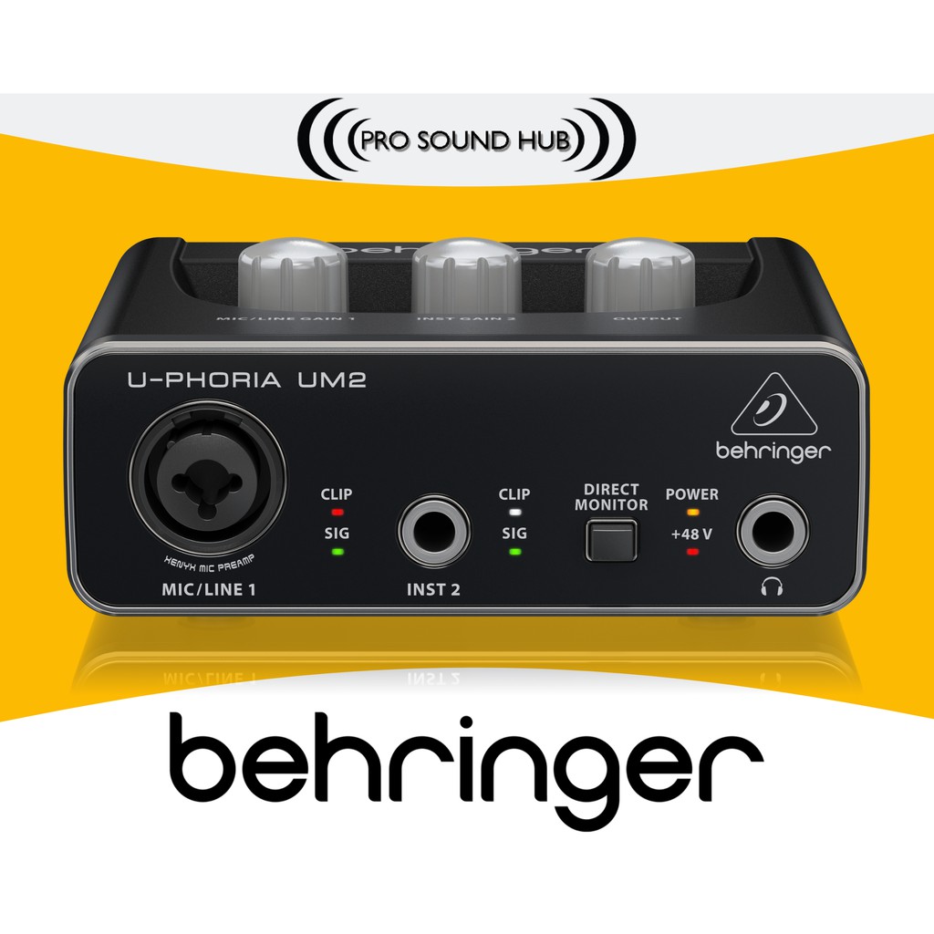 Звуковая карта behringer um2 драйвера