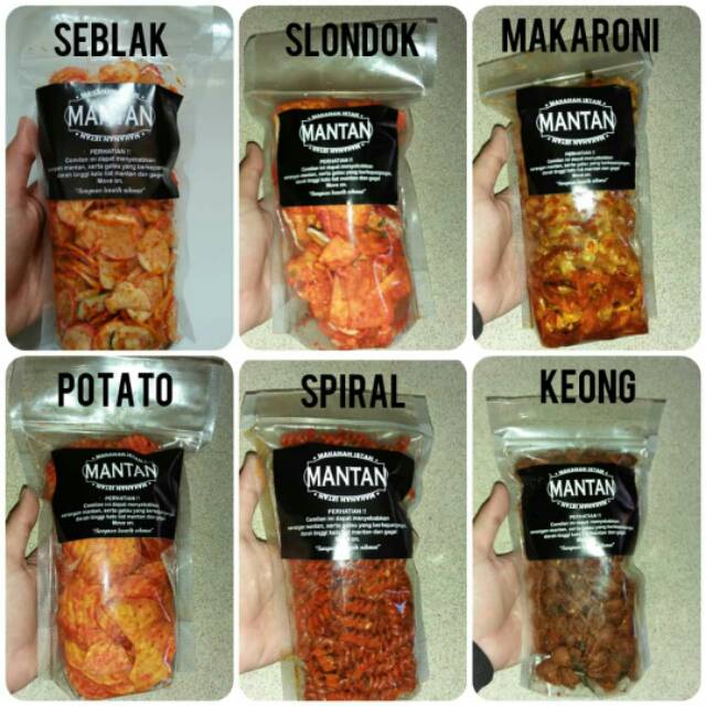 SNACK MANTAN ( MAKANAN SETAN)
