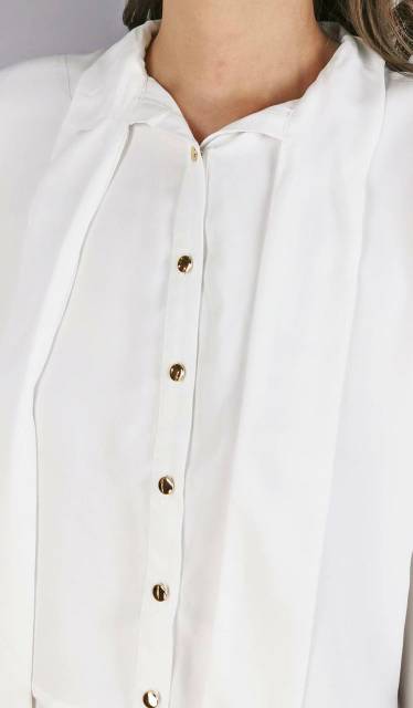 A collection white soft blouse