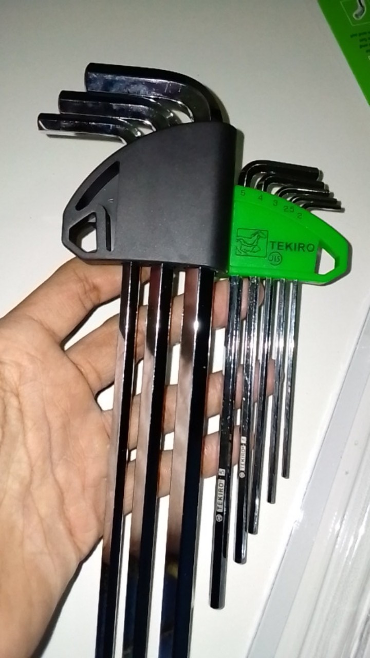 Kunci L Set Panjang Tekiro 8 Pcs