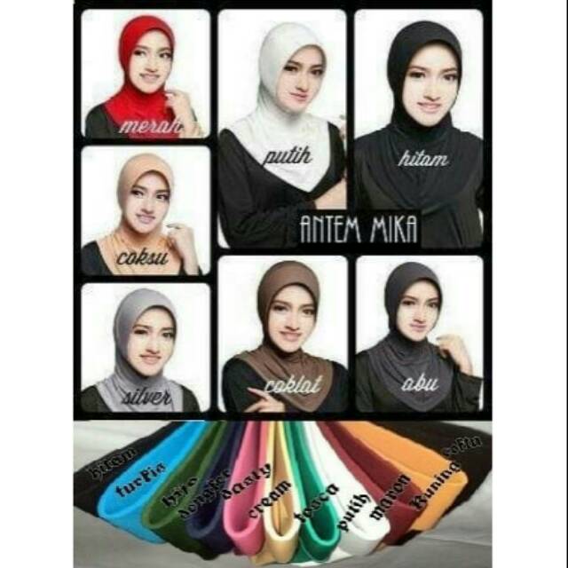 Ciput Pet Antem Marsya/Ciput Antem/Ciput Ninja/Ciput Hijab/Inner Hijab/Dalaman Jilbab