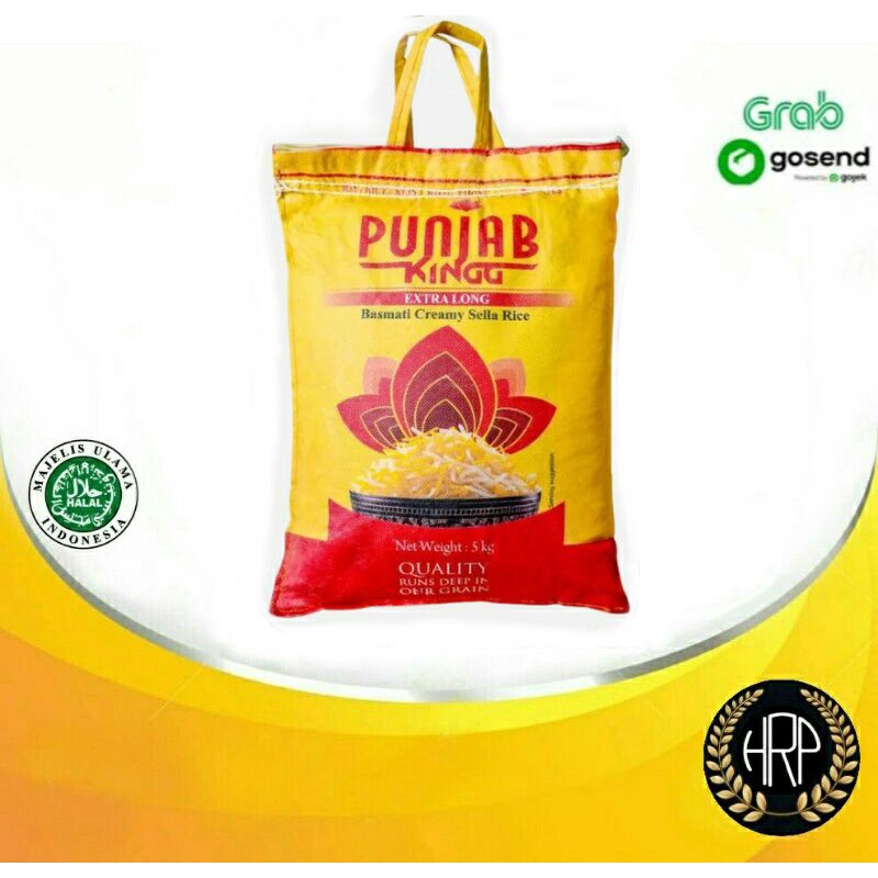 

Beras Basmati Punjab King 5kg | Basmati Punjab Kingg | Creamy Sella | Beras India | Beras Arab | Nasi Biryani Briyani
