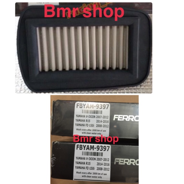 Filter udara ferrox vixion old vixion lama R15 old R15 lama filter udara ferrox vixion lama r15 v2