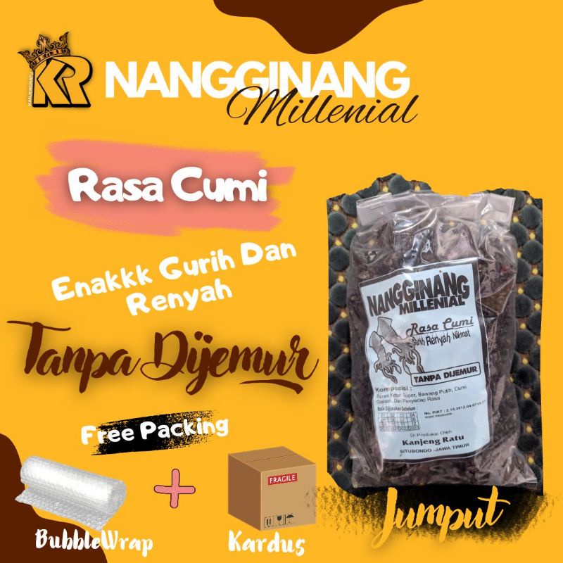 

Nangginang Millenial by Kanjeng Ratu | Rengginang Ikan Khas Situbondo Rasa Cumi Jumput | Jumputan