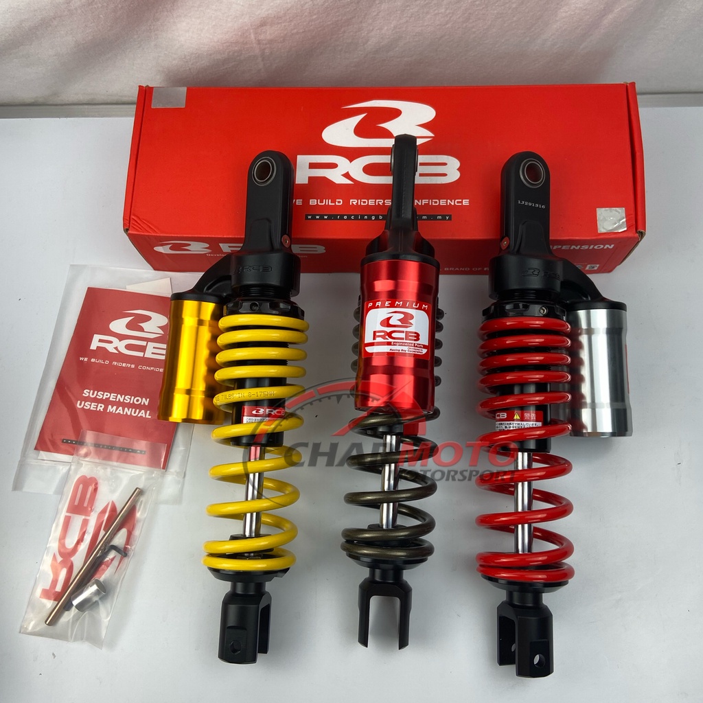 Shockbreaker RCB MB-2 MB2 SERIES 330mm Honda click vario 125 scoopy genio beat fi dll pnp - charmoto