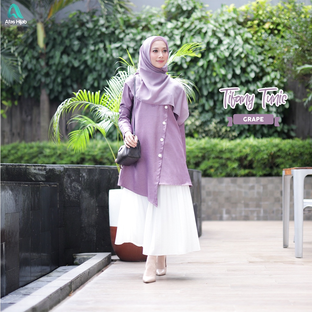Baju Afas Tifani Tunik - Tunik Premium dari Afas Hijab - Tunik muslim - Tunik wanita - Tunik kekinia