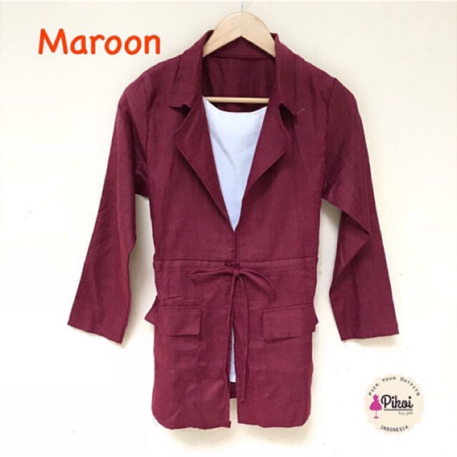 Blazer wanita murah / blazer inner cantik / blazer polos murah / blazer kantor wanita katun / 1530