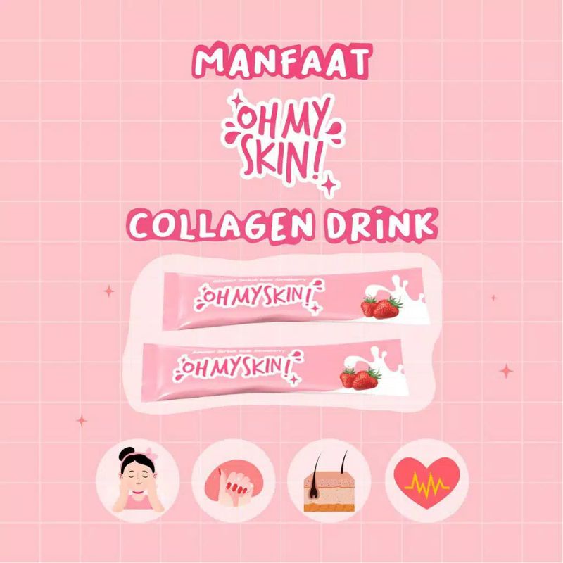 collagen drink ohmyskin isi 22 (free gift)