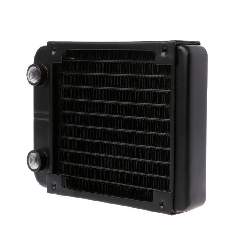 CRE  120mm Aluminum Computer Radiator Water Cooler 10 Tube CPU Heat Sink Exchanger