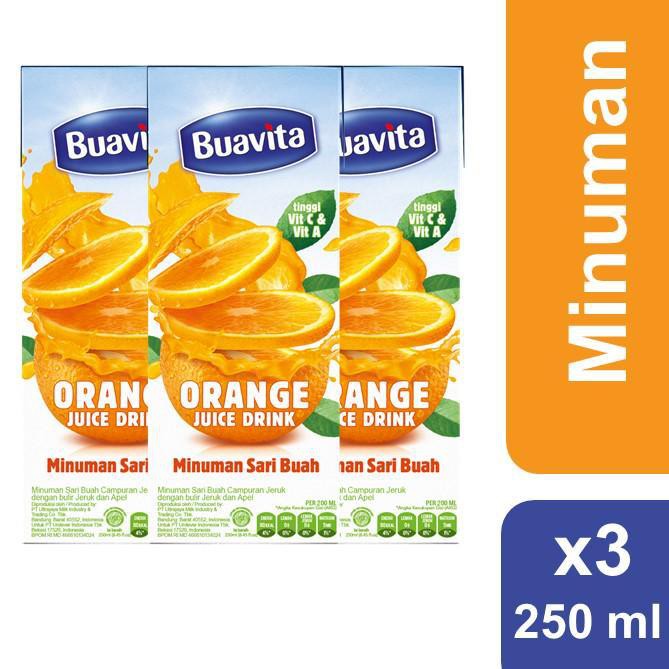 

Ready GGQ Buavita Orange 250ml Multi Pack ❃ ➠