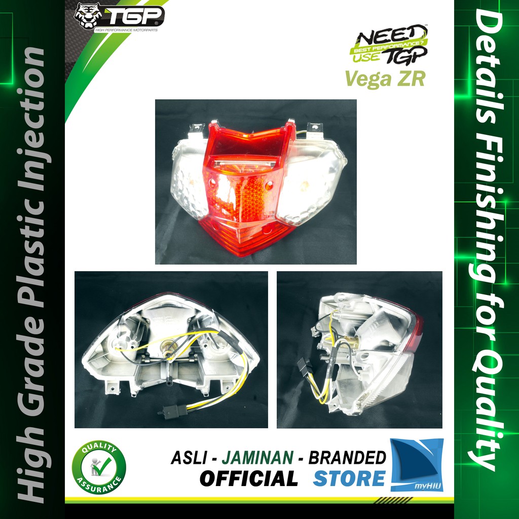 Lampu Belakang / Stop Yamaha Vega ZR KOMPLIT - Rear Lamp Assy TGP