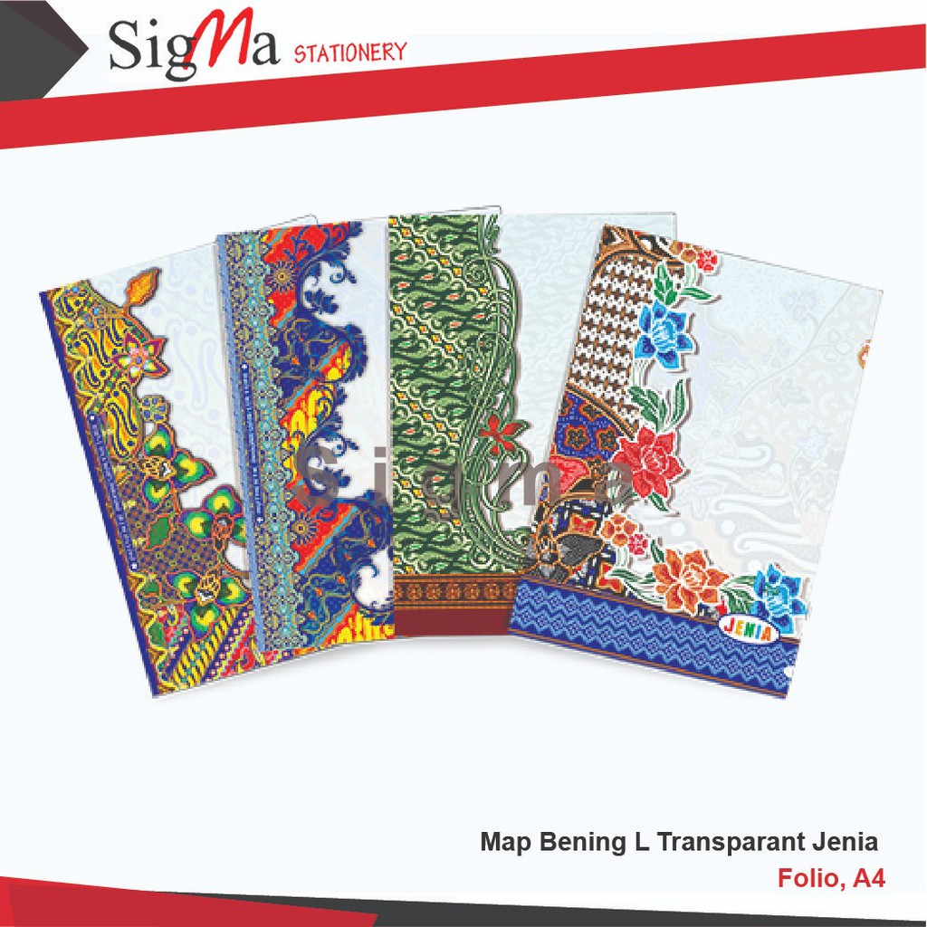 

Map Plastik Bening JENIA Folio / A4 (Lusin)