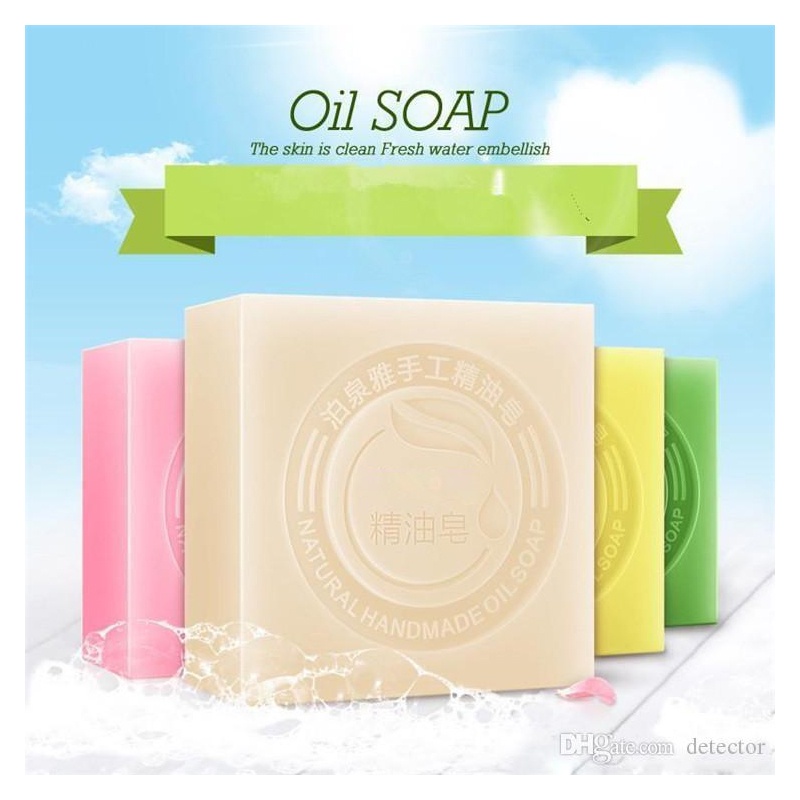 BISA COD - Sabun Cuci Muka Handmade Natural Essential Oil Soap Sabun Mandi Herbal Original 100gr - NATURAL HAND MADE OIL SOAP