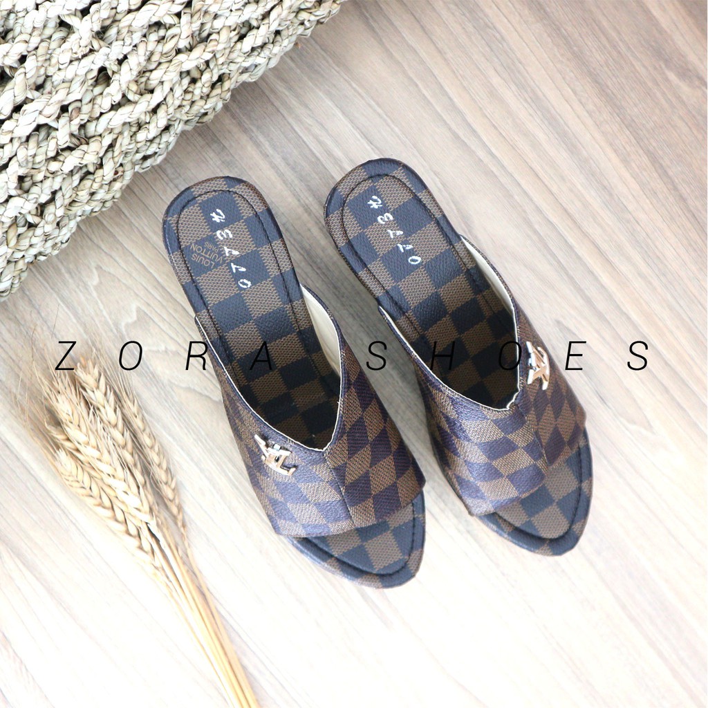 Sandal Wanita Zora Wedges Wanita LV KOKOP