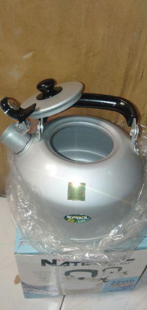 Maspion Teko Bunyi Nasional 22 Aluminium - Silver