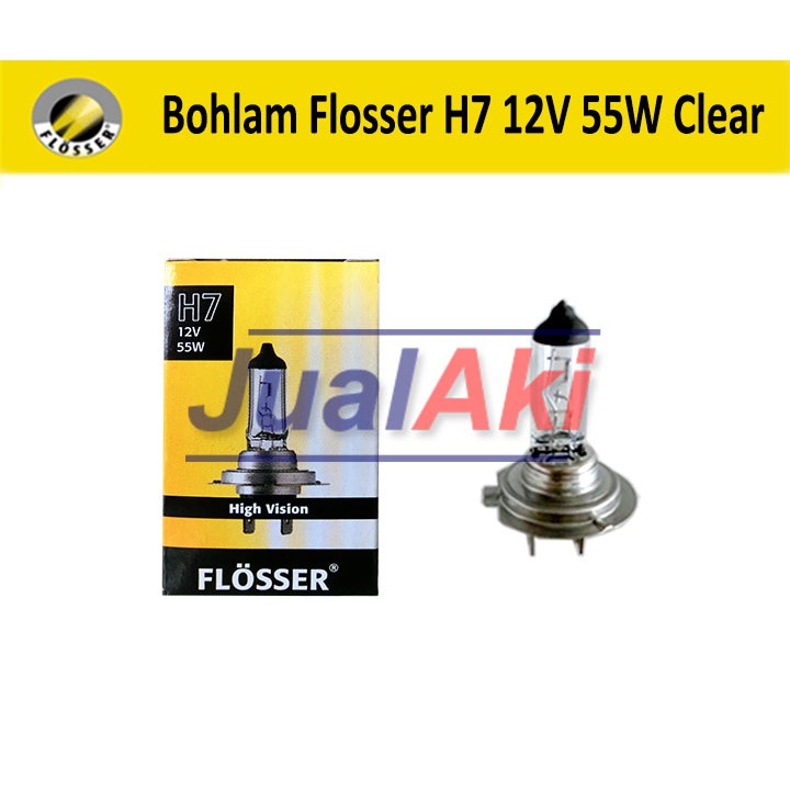 Flosser H7 12V 55W Clear