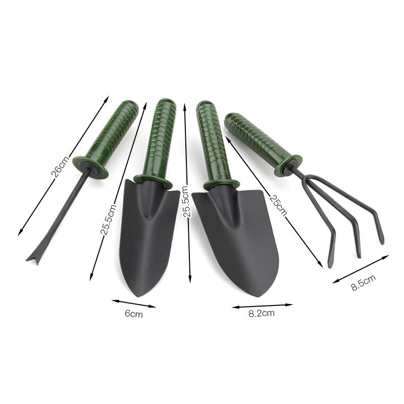 4pcs Alat Berkebun Set Peralatan Berkebun Sekop Berkebun Sekop Taman Garpu Taman Garden Tools