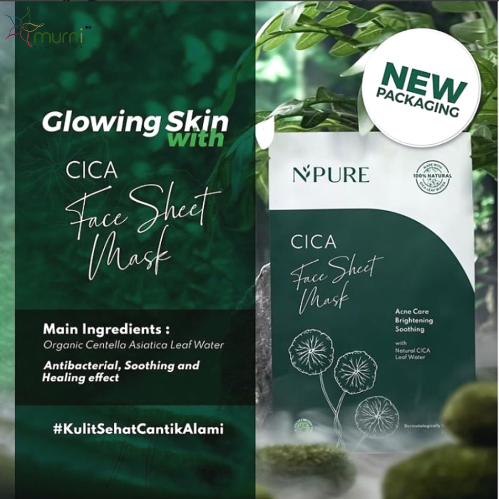 NPURE CICA FACE SHEET MASK