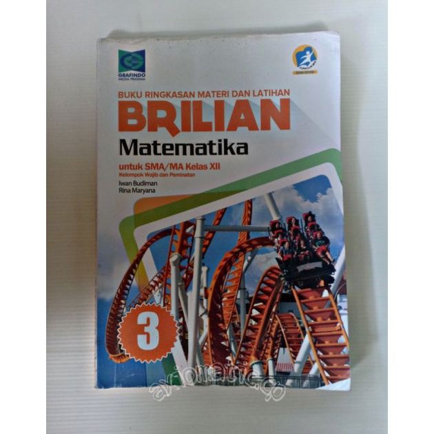 Buku Brilian Matematika SMA Kelas 12 Penerbit Grafindo