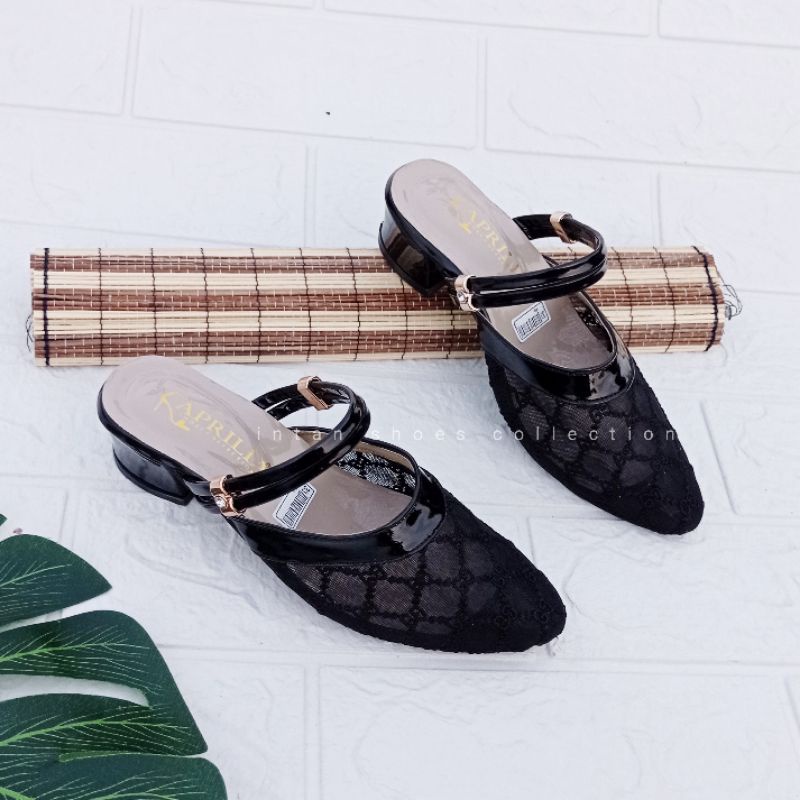 Sandal pesta anak perempuan hak tahu 3cm model terbaru kekinian/sendal brukat anak perempuan usia 6-12tahun bisa cod bayar di tempat/sepatu sandal pesta anak perempuan