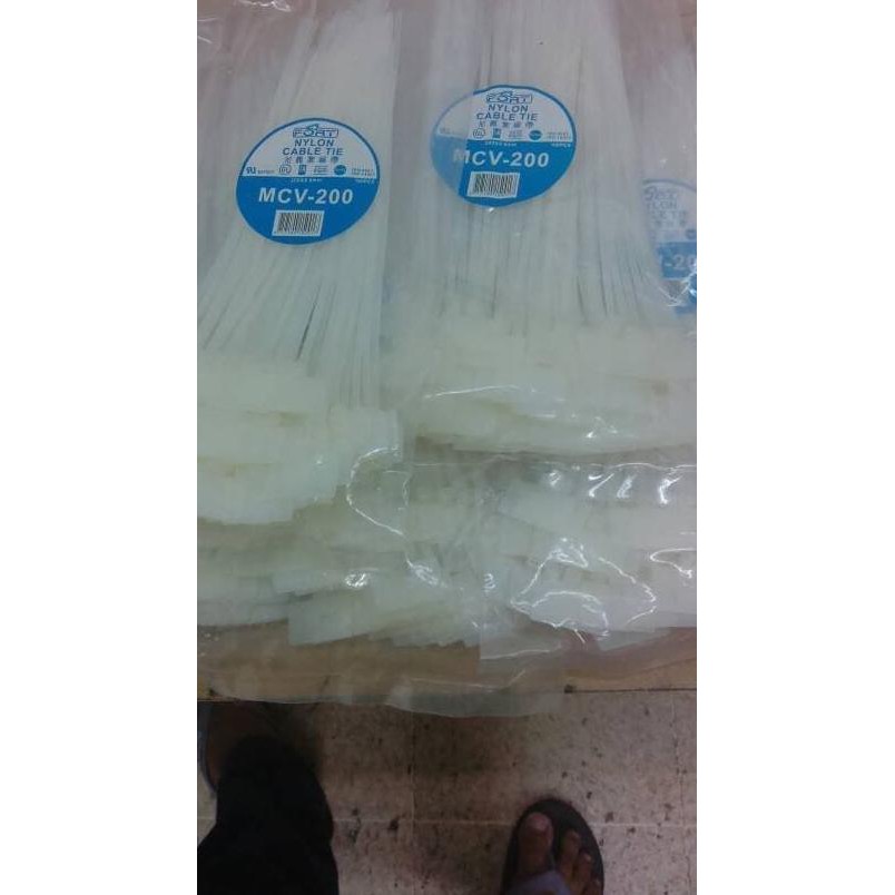 

➽ Maker TIE 10 cm x 2.5mm Pengikat Kabel label / Cable Ties Label name ➹