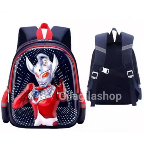 GGS Tas SD/TK Ransel Tas Anak Laki Laki Body Otot prinitng Sekolah 16&quot; Cowok Superhero Batman Spiderman SUperman Kapten