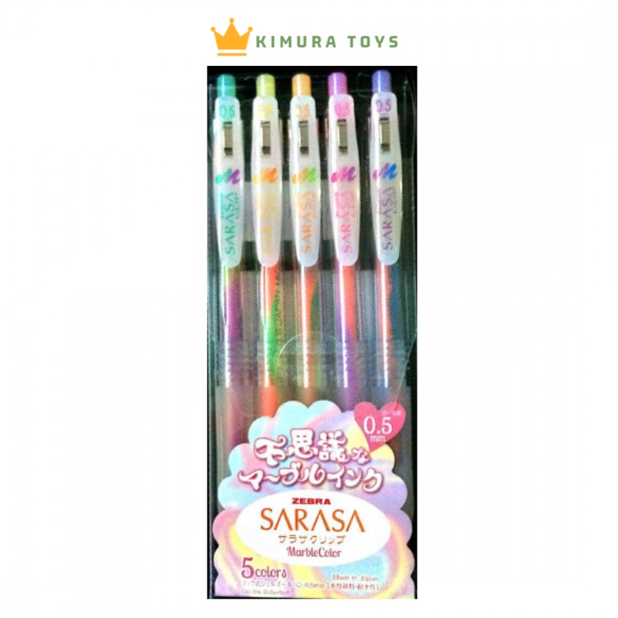 

Bolpoin Sarasa Marble color 0,5 SET 5 Limited Edition
