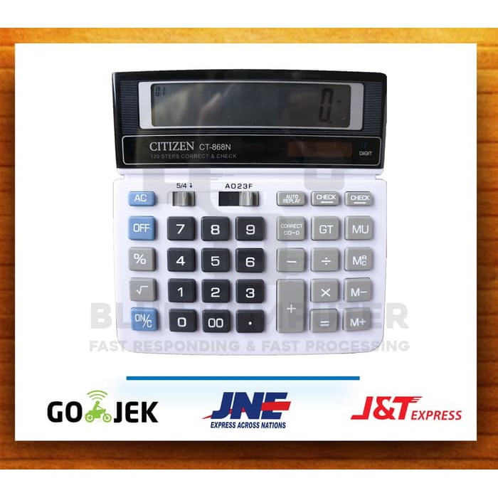 

Kalkulator Citizen CT-868N / Calculator Alat Penghitung Angka