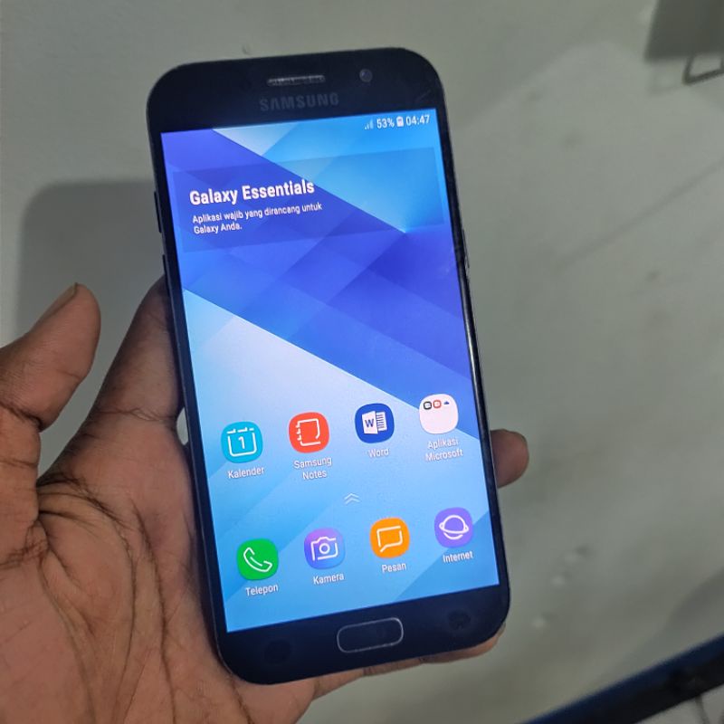 LCD touchscreen frame Samsung a5 2017 a520f Ori copotan hp