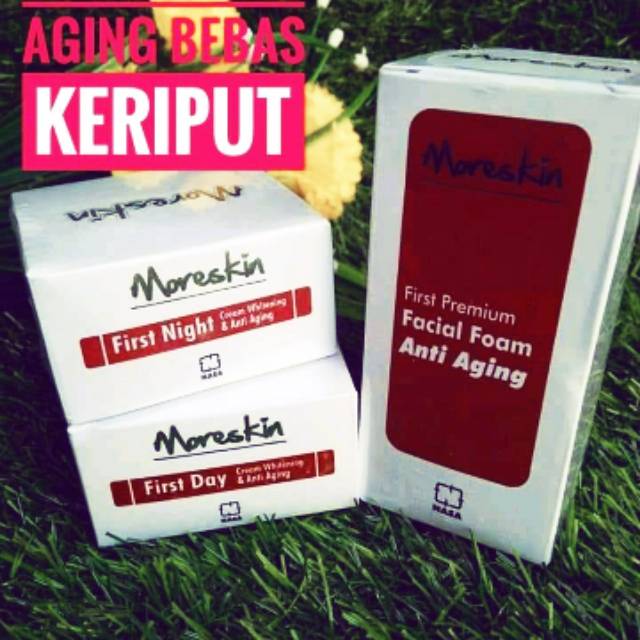Paket anti keriput anti aging Moreskin NASA