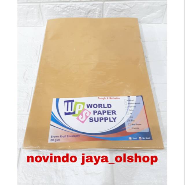 

Amplop Coklat Ukuran Map