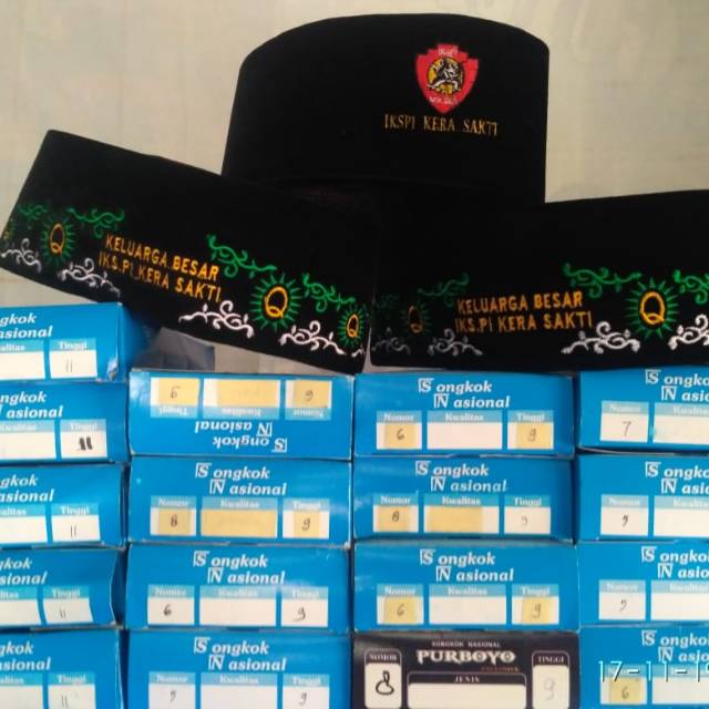 Songkok bordir ikspi kerasakti(wajib sertakan foto KTA)