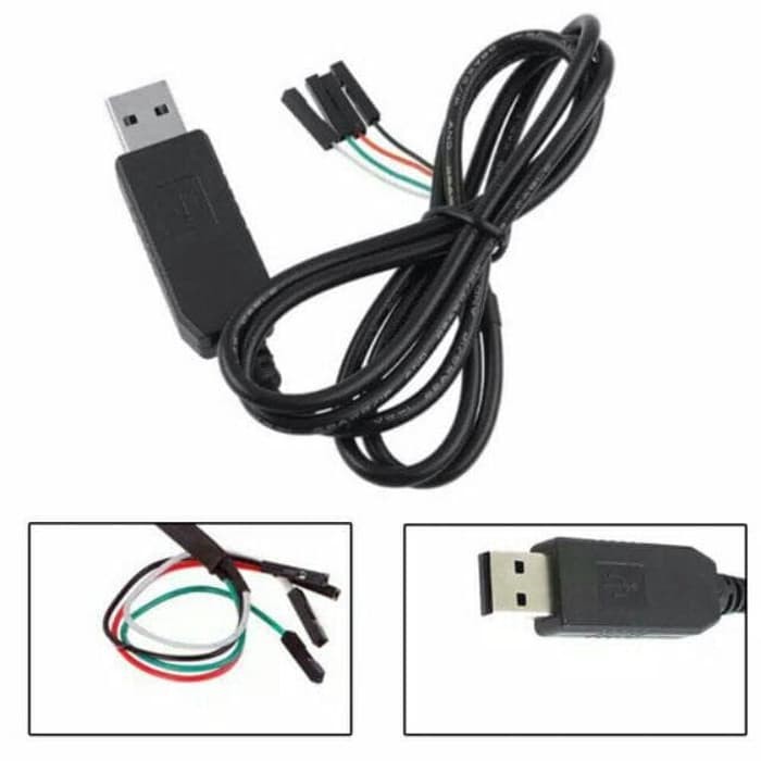 Kabel USB to TTL RS232 Serial Converter PL2303 HX Cable Brick Adapter